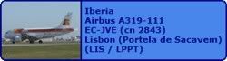 Iberia Airbus A319-111 EC-JVE (cn 2843)