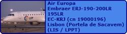 Air Europa Embraer ERJ-190-200LR 195LR EC-KRJ (cn 19000196) LFP special colors