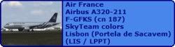 Air France Airbus A320-211 F-GFKS (cn 187) SkyTeam colors