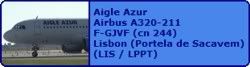 Aigle Azur Airbus A320-211 F-GJVF (cn 244)