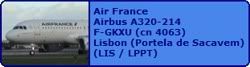 Air France Airbus A320-214 F-GKXU (cn 4063)