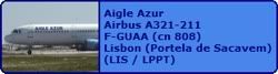 Aigle Azur Airbus A321-211  F-GUAA (cn 808)
