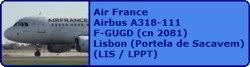 Air France Airbus A318-111 F-GUGD (cn 2081)