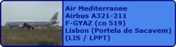 Air Mediterranee Airbus A321-211 F-GYAZ (cn 519)