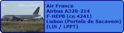 Air France Airbus A320-214 F-HEPB (cn 4241)