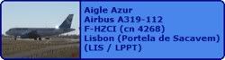 Aigle Azur Airbus A319-112 F-HZCI (cn 4268)