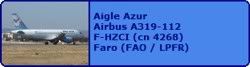 Aigle Azur Airbus A319-112 F-HZCI (cn 4268)