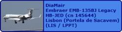 DiaMair Embraer EMB-135BJ Legacy HB-JED (cn 145644)
