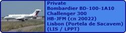 Private Bombardier BD-100-1A10 Challenger 300 HB-JFM (cn 20022)