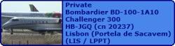 Private Bombardier BD-100-1A10 Challenger 300 HB-JGQ (cn 20237)