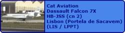 Cat Aviation Dassault Falcon 7X HB-JSS (cn 2)
