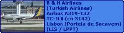 B & H Airlines (Turkish Airlines) Airbus A319-132 TC-JLR (cn 3142)