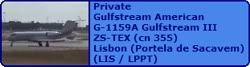 Private Gulfstream American G-1159A Gulfstream III ZS-TEX (cn 355)