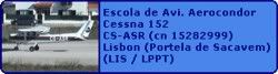 Escola de Aviacao Aerocondor Cessna 152 CS-ASR (cn 15282999)