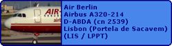 Air Berlin Airbus A320-214 D-ABDA (cn 2539)