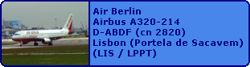 Air Berlin Airbus A320-214 D-ABDF (cn 2820)