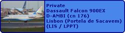 Private Dassault Falcon 900EX D-AMBI (cn 176)