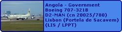 Angola - Government Boeing 707-321B D2-MAN (cn 20025/780)