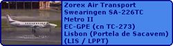 Zorex Air Transport Swearingen SA-226TC Metro II EC-GPE (cn TC-273)