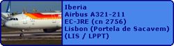 Iberia Airbus A321-211 EC-JRE (cn 2756)