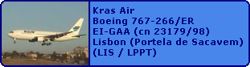 KrasAir Krasnoyarsk Airlines Boeing 767-266(ER) EI-GAA (cn 23179/98)