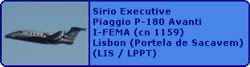 Sirio Executive Piaggio P-180 Avanti I-FEMA (cn 1159)
