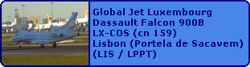 Global Jet Luxemburg Falcon 900B LX-COS (cn 159)