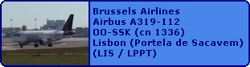 Brussels Airlines Airbus A319-112 OO-SSK (cn 1336)
