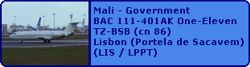 Mali Government BAC 111-401AK One-Eleven TZ-BSB (cn 86)