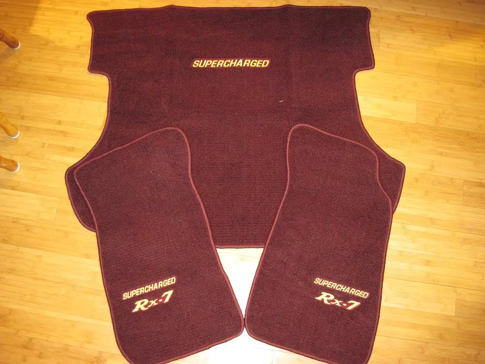 Custom Made, High Quality Rx7 Floor Mats by JasonS