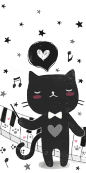 cat love music
