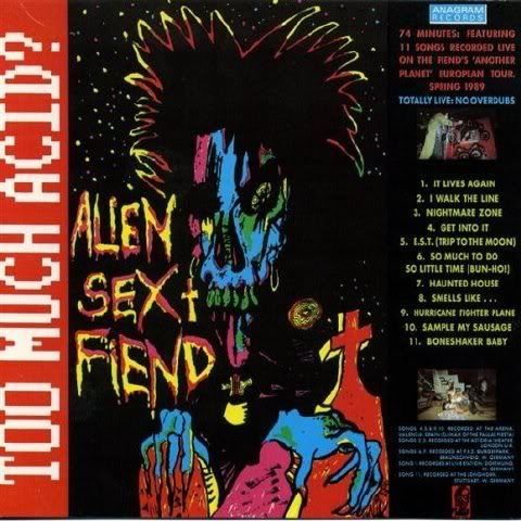 Alien Sex Fiend   Too Much Acid FLAC (1989) preview 0