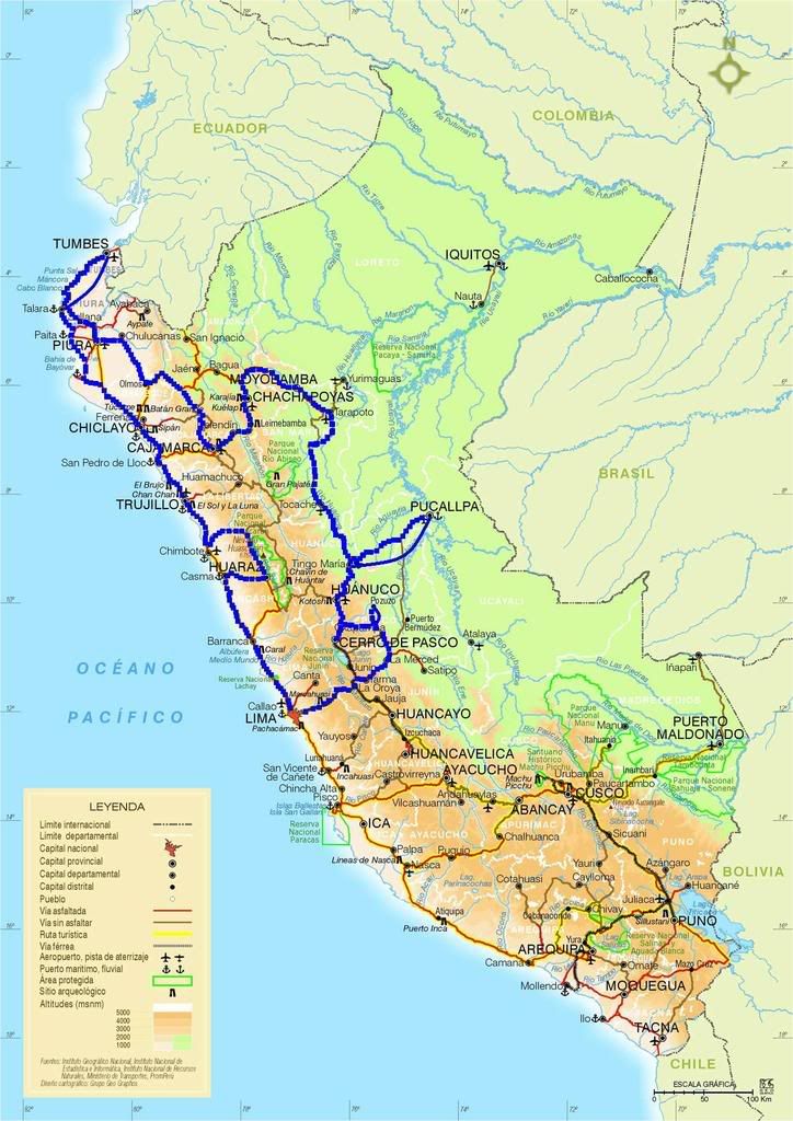Viajar A Peru Mapa