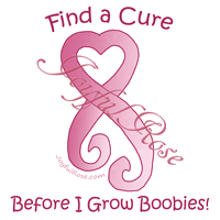 Help Find the Cure - *Child's Ribbon Heart*  Printable Image - Customizable Text
