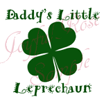 *Daddy's Little Leprechaun*  Printable Image