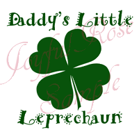 *Daddy's Little Leprechaun*  Printable Image