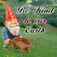 Going to Visit the Gnomes - *Be Kind to our Earth*  Printable Image