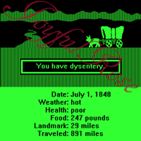 *Oregon Trail Dysentery*  Printable Image