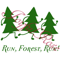 Running With the Forest - *Run, Forest, Run!*  Printable Image