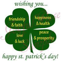 *Wishes for St. Patrick's Day*  Printable Image