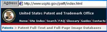 PATENT SEARCH HEADER
