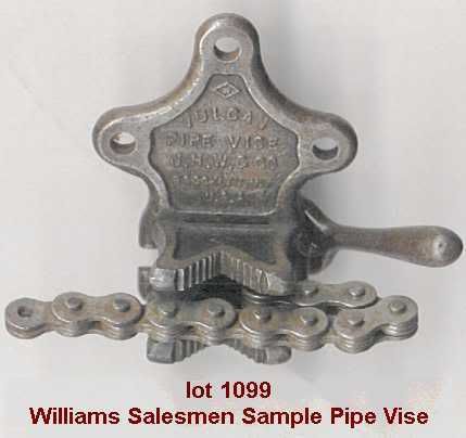 Salesman Sample Pipe Vise April 8, & 9, 2006 Friedman Antique Wrench Auction Pics
