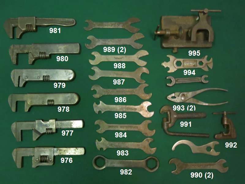 Spring 2013 Wrenching News Auction Antique Motorcycle Wrenches