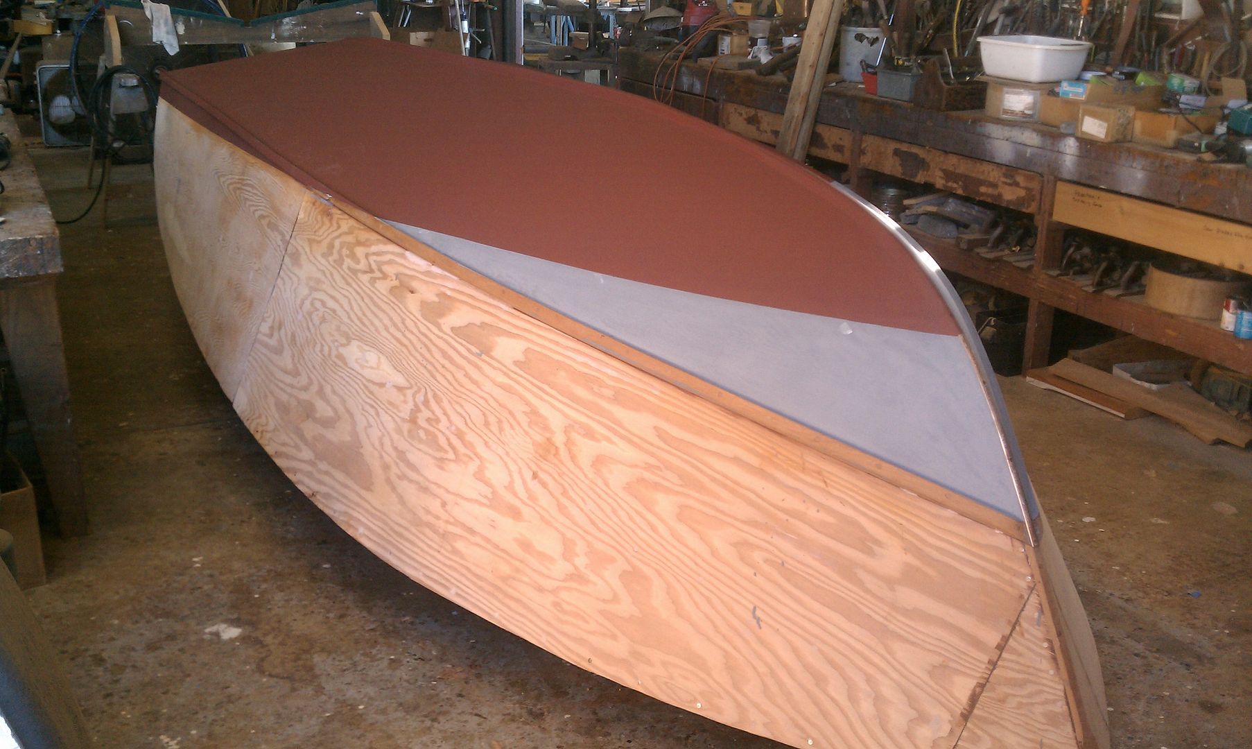 Re Painting exterior of a Plywood Skiff