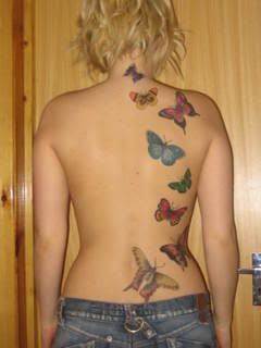 Permanent Butterfly Tattoo, Butterfly Tattoo Girls