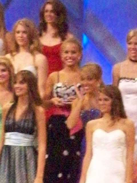 Syd after getting her talent award