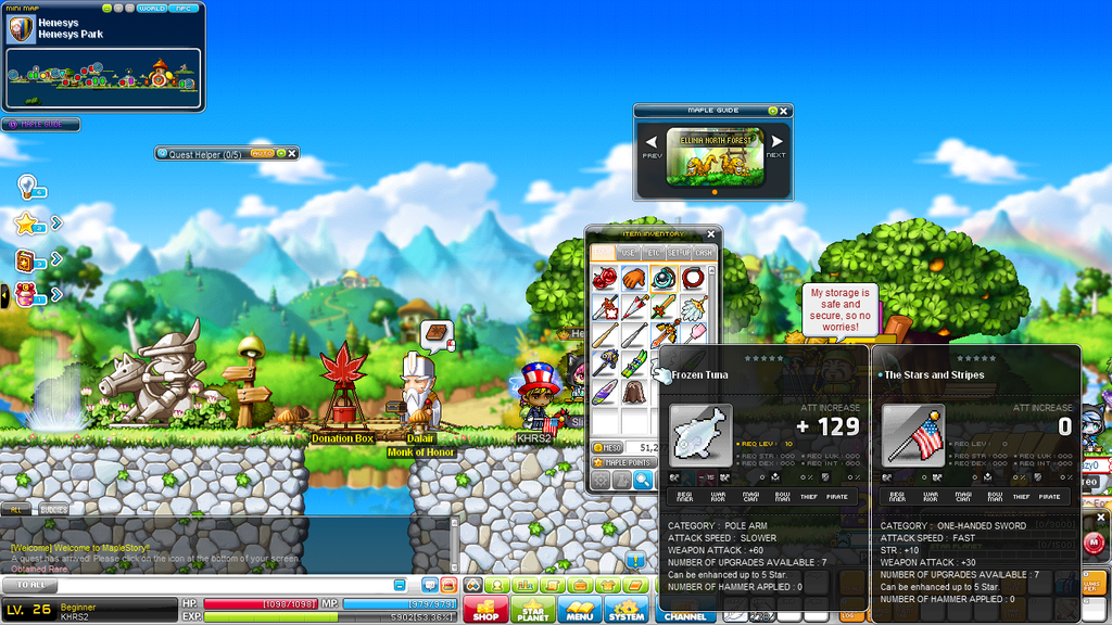 What equip are you the most proud of? : Maplestory