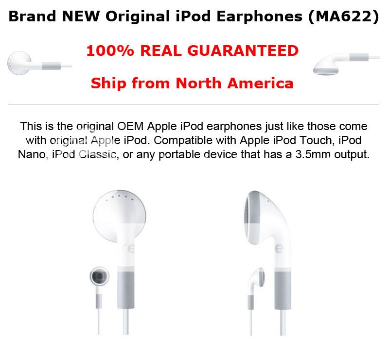   compatible product ipod touch type earbuds headphones earphones