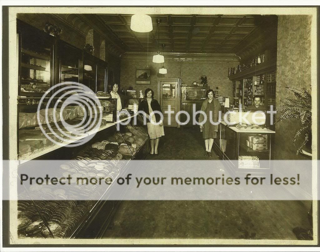 Old Photo Inside View Pechans Bakery 1929 Ford City Pa  