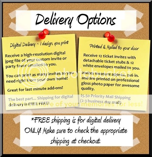 CHOOSE YOUR STYLE & DELIVERY OPTION, THEN FOLLOW THE INSTRUCTIONS 